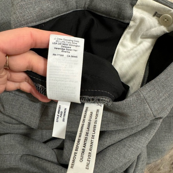 J.Crew Kate straight-leg pant in four-season stretch (grey) - Picture 11 of 14